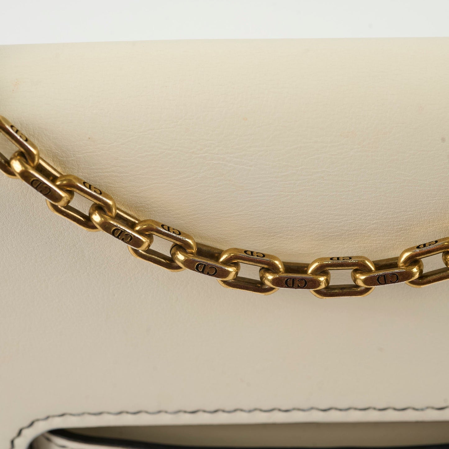Dior J'Adior Flap Ivory/White