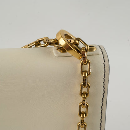 Dior J'Adior Flap Ivory/White