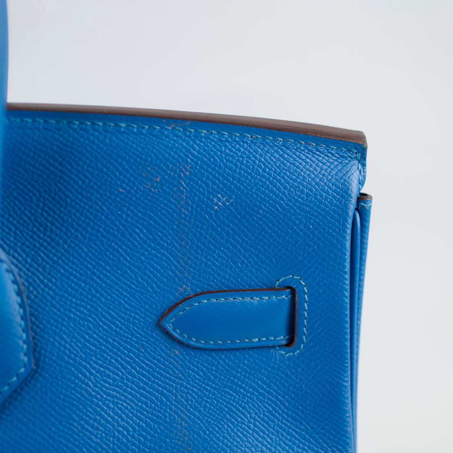 Hermes Birkin 35 Epsom Blue - Square P Stamp