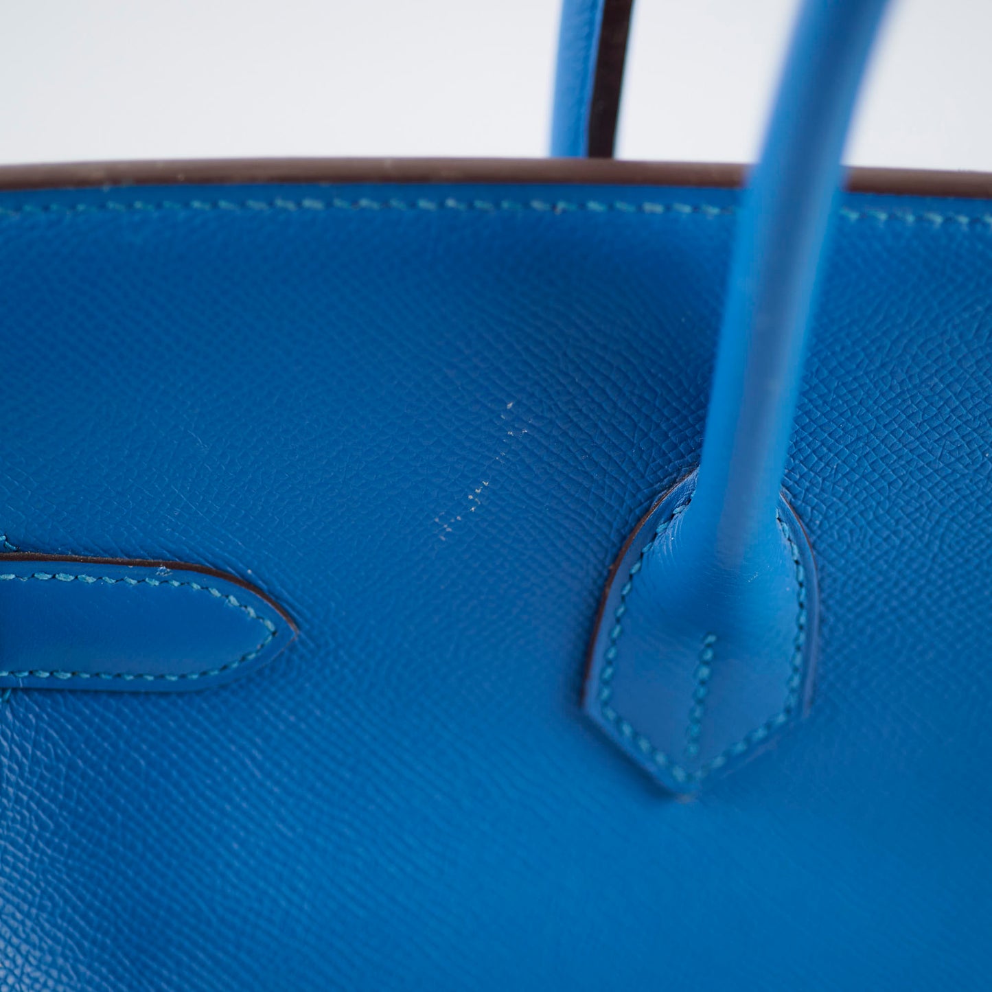 Hermes Birkin 35 Epsom Blue - Square P Stamp
