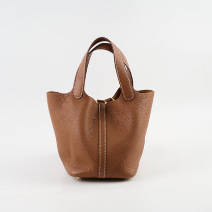 Hermes Picotin 18 Clemence Gold - Stamp B