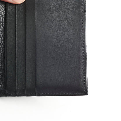 Christian Dior Oblique Canvas Tri-Fold Wallet Black