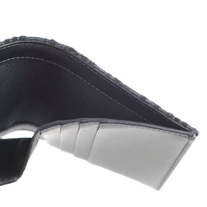 Christian Dior Oblique Canvas Tri-Fold Wallet Black