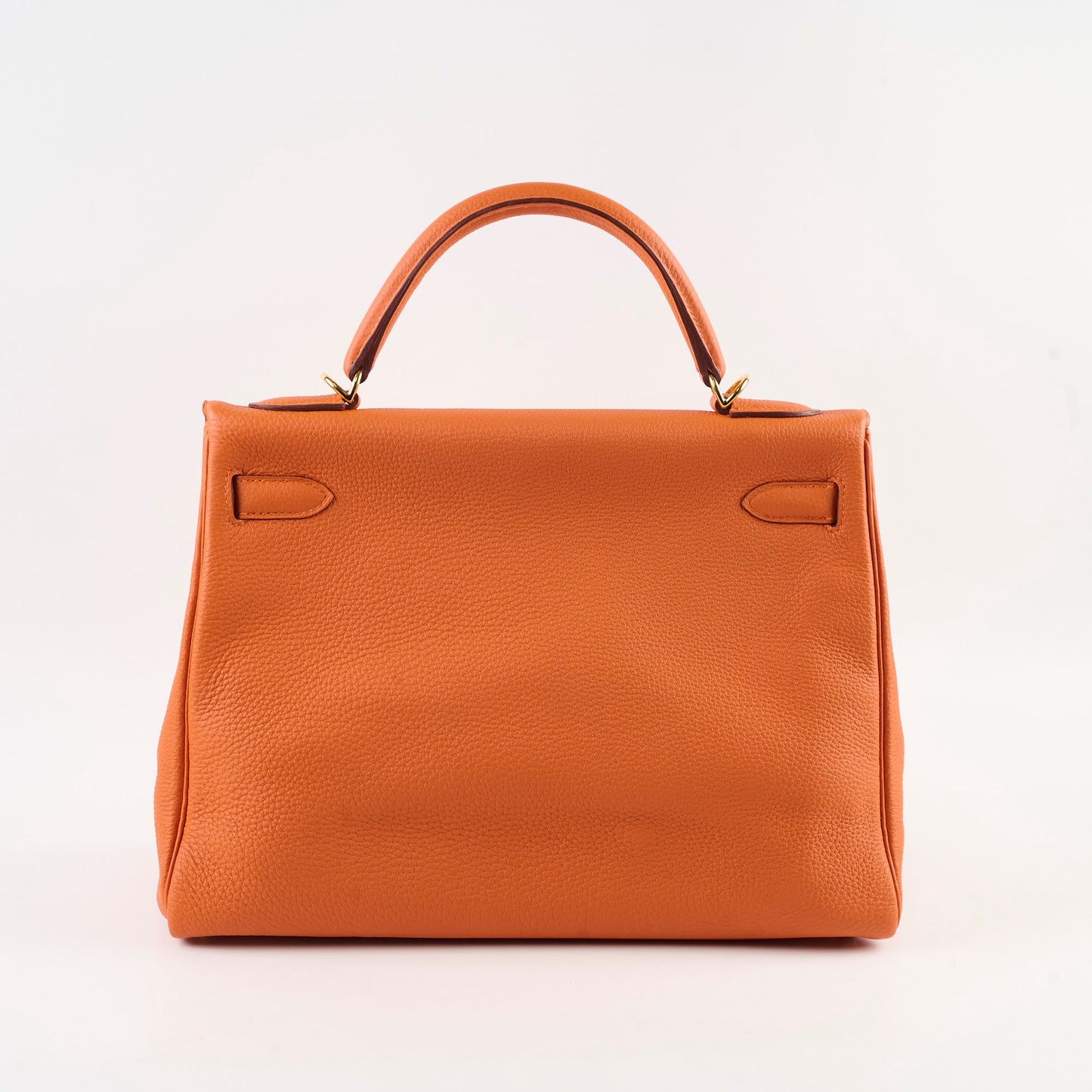 Hermes Kelly 32 Togo GHW Orange - O Square Stamp