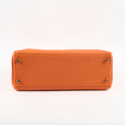 Hermes Kelly 32 Togo GHW Orange - O Square Stamp