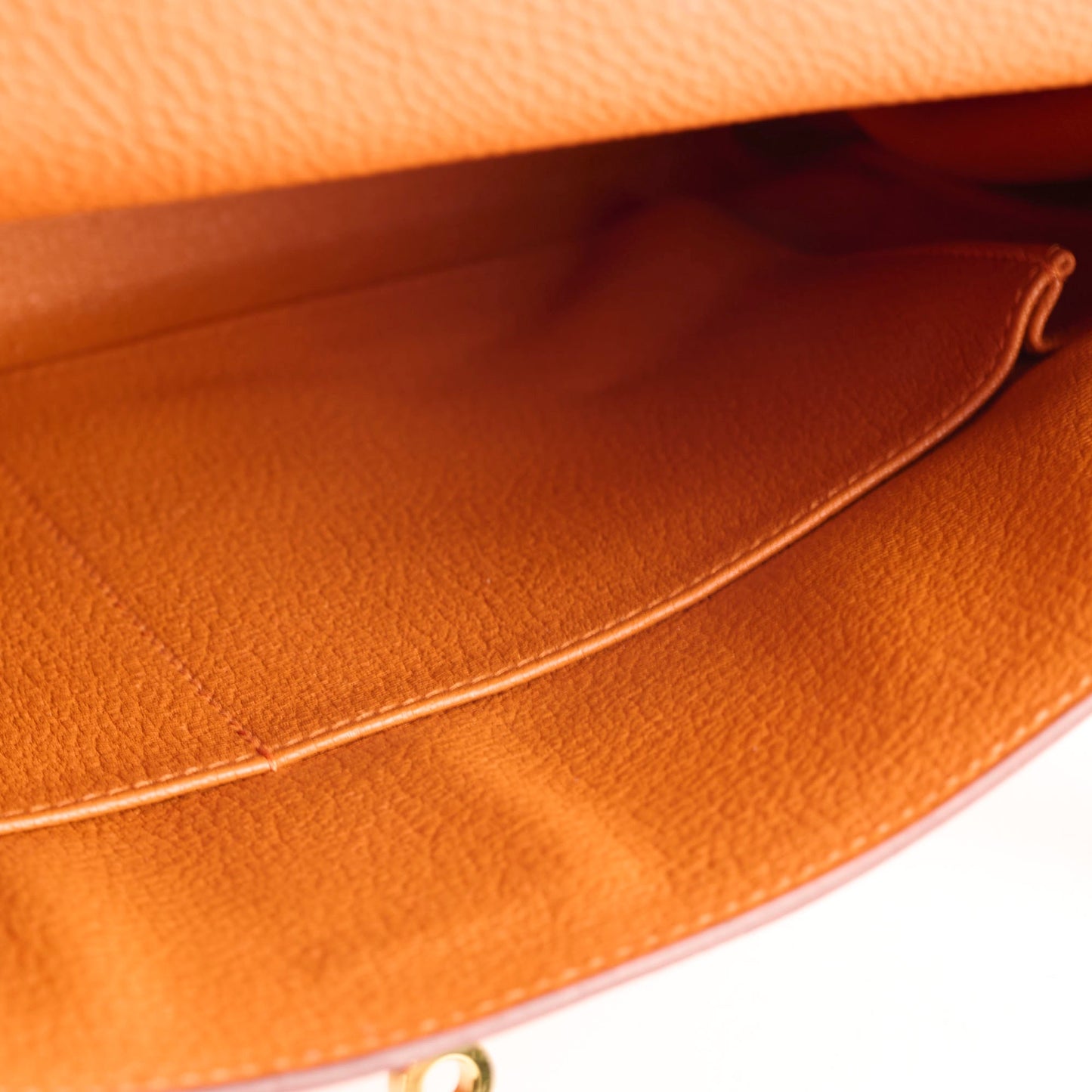 Hermes Kelly 32 Togo GHW Orange - O Square Stamp