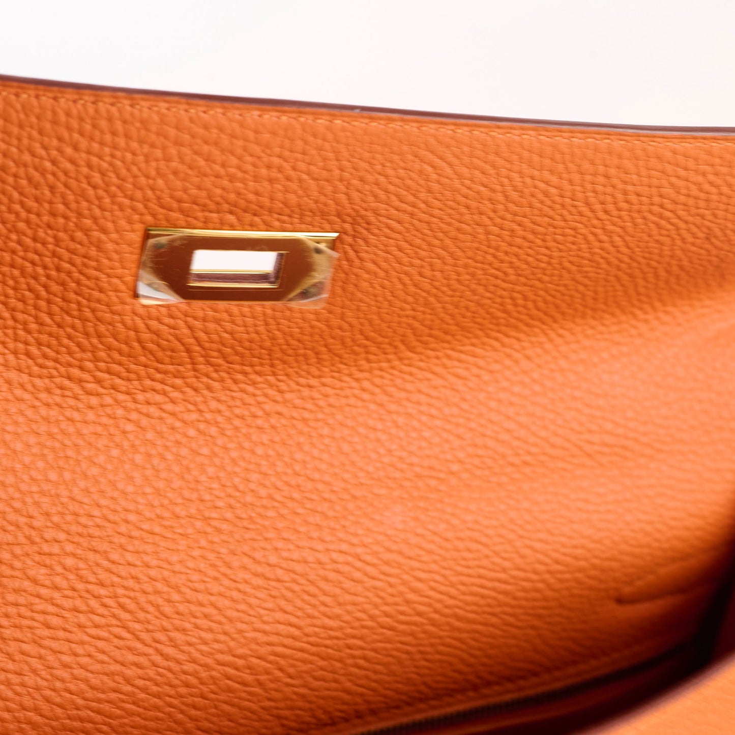 Hermes Kelly 32 Togo GHW Orange - O Square Stamp