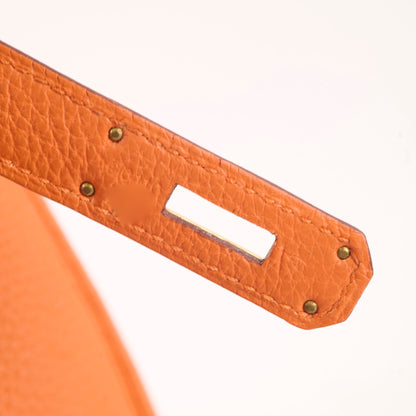 Hermes Kelly 32 Togo GHW Orange - O Square Stamp