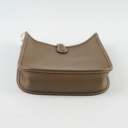Hermes Evelyne TPM Mini Etoupe Clemence Palladium HW Z Stamp