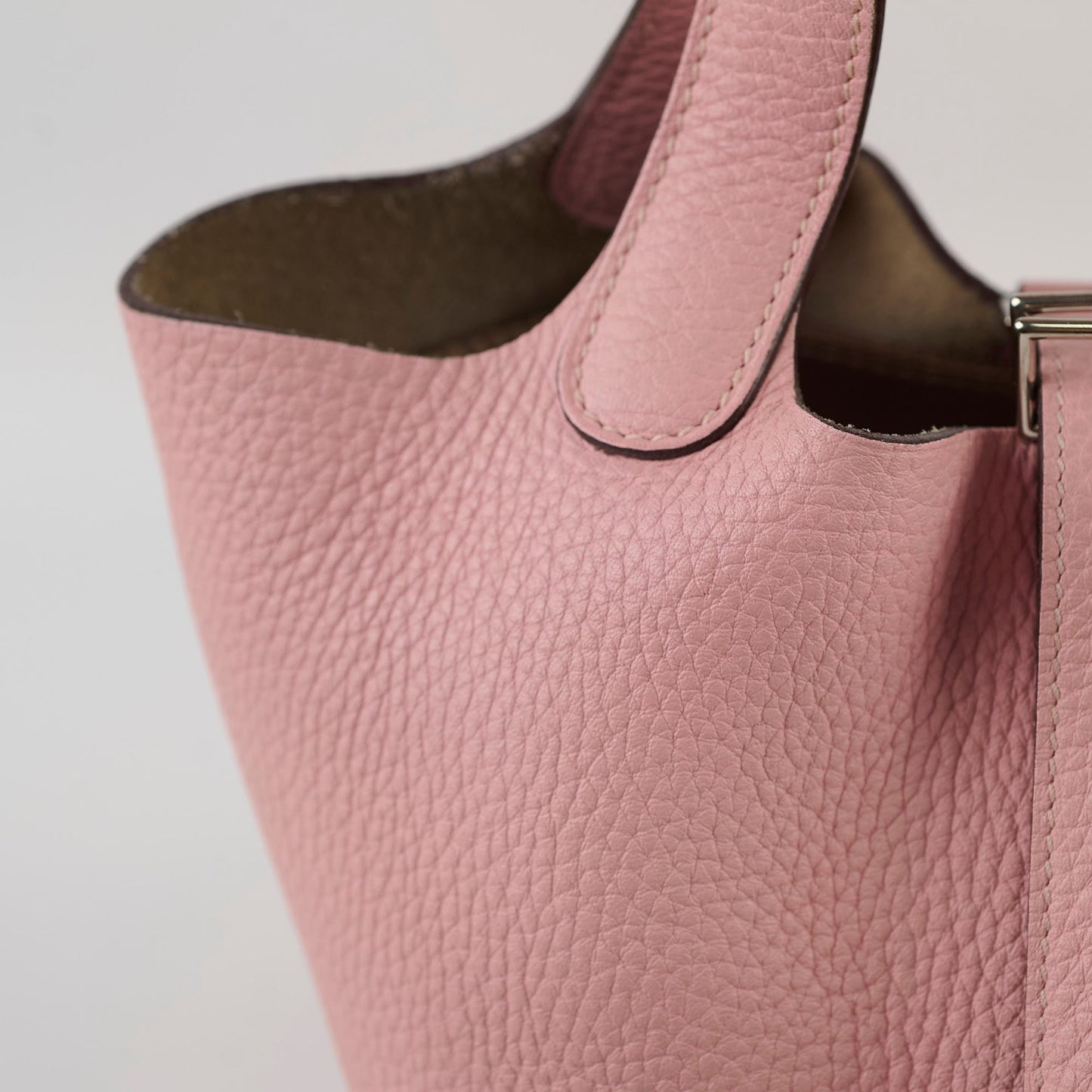 Hermes Picotin 18 Rose Sakura T Stamp