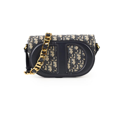 Christian Dior CD Signature Oblique Bag Navy