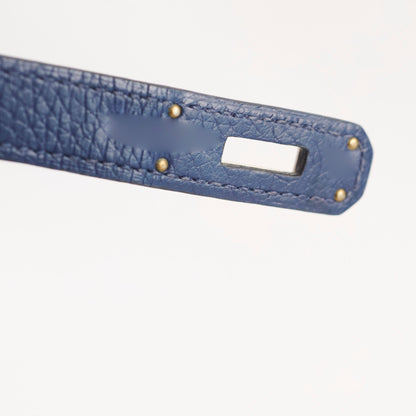 Hermes Birkin 30 Blue Sapphire T Stamp PHW