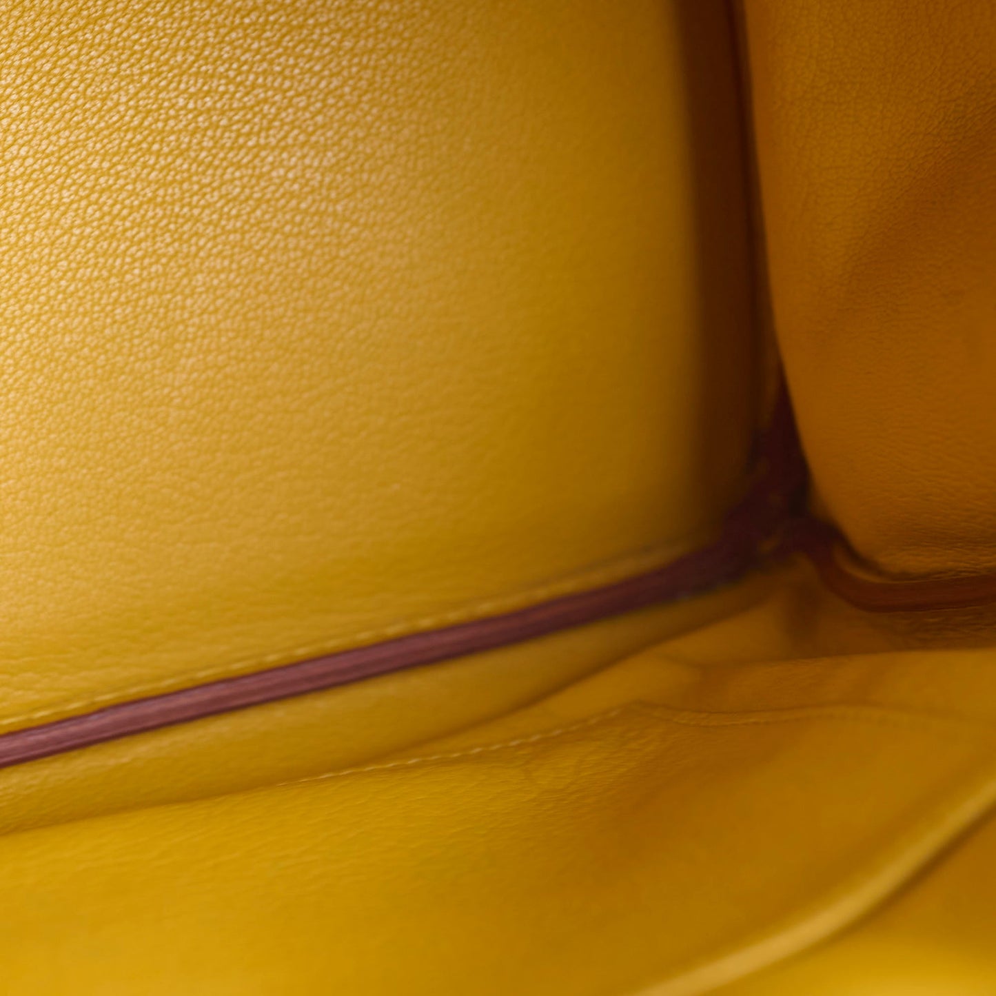 Hermes Birkin 30 Epsom Dark Yellow - D square stamp
