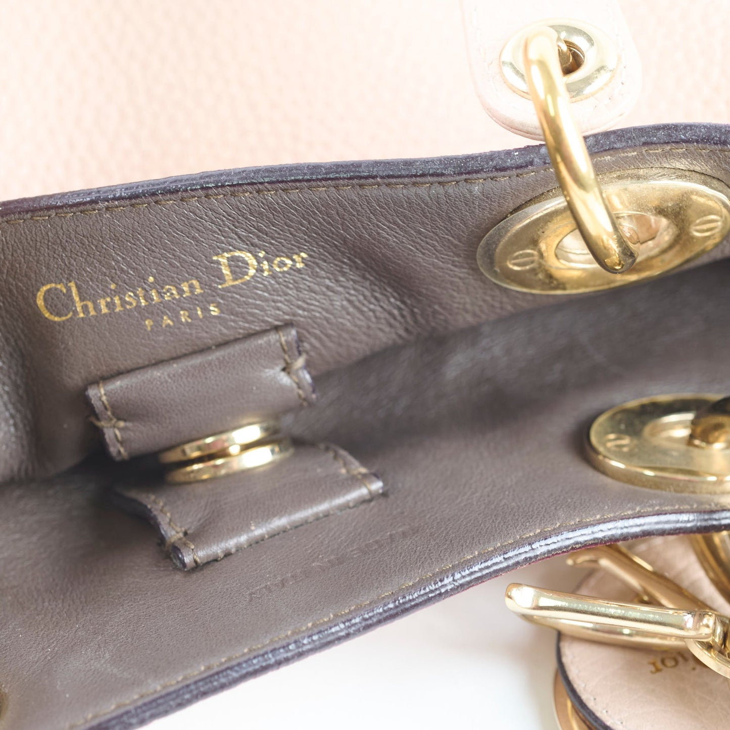 Dior Diorissimo Bag Light Pink with Pouch