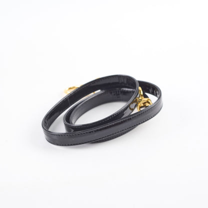 Dior Mini Lady Dior Patent Black