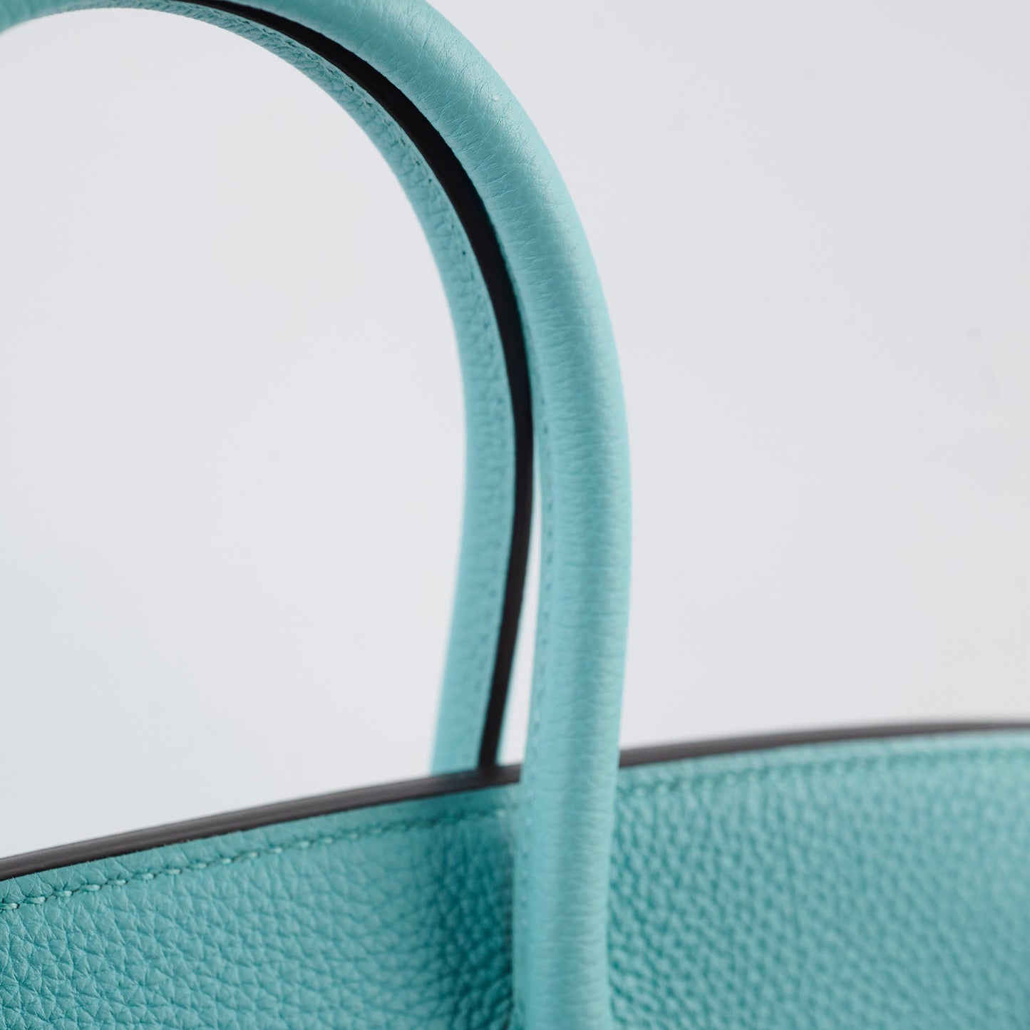 Hermes Birkin 30 Togo Blue Atoll - T stamp