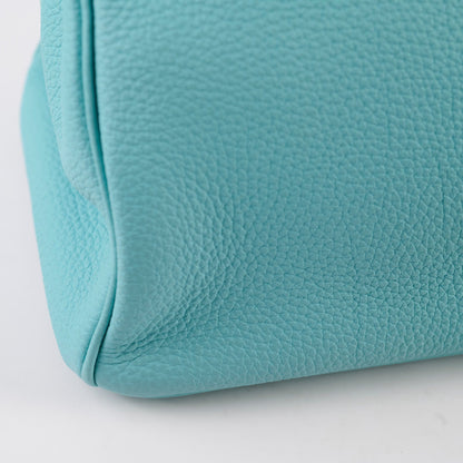 Hermes Birkin 30 Togo Blue Atoll - T stamp