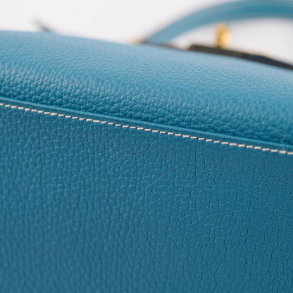 Hermes Kelly 28 Blue Jeans - Stamp B
