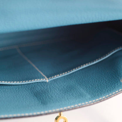 Hermes Kelly 28 Blue Jeans - Stamp B