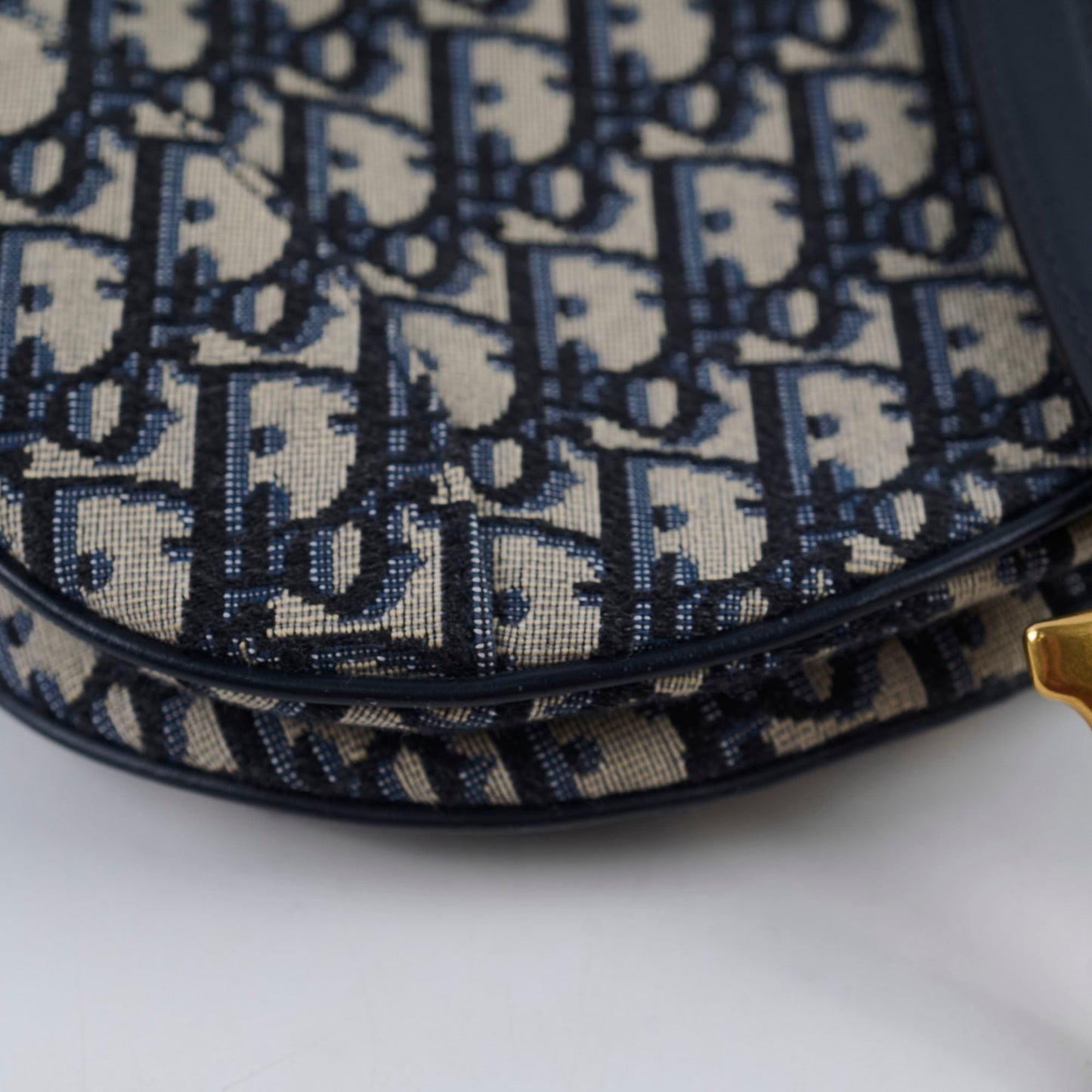 Dior Saddle Bag Medium Oblique with Guitar Strap