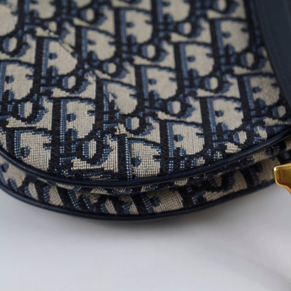 Dior Saddle Bag Medium Oblique with Guitar Strap