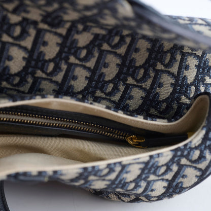 Dior Saddle Bag Medium Oblique with Guitar Strap