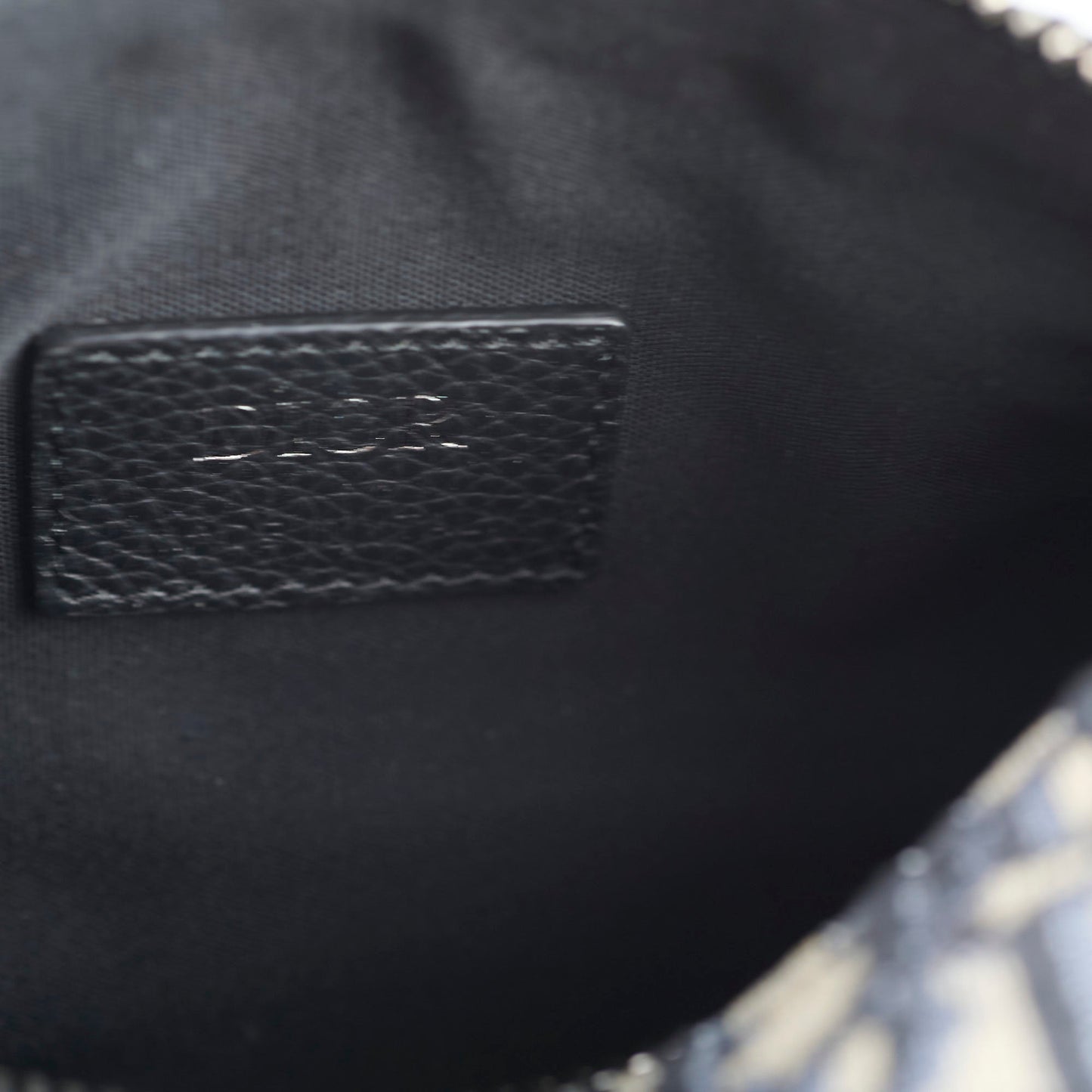 Dior Mini Roller Messenger Canvas Navy shoulder