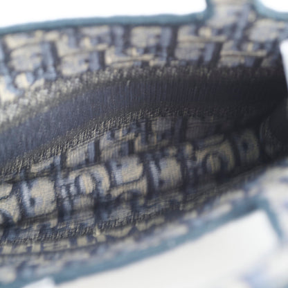 Christian Dior Mini Book Tote Oblique Navy