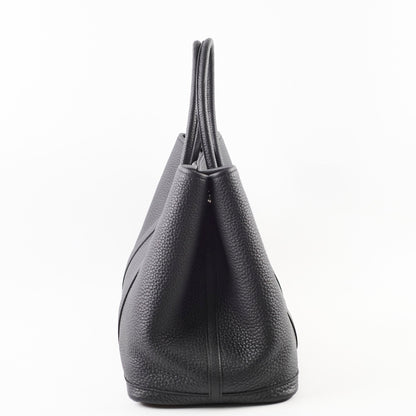 Hermes Garden Party 36 Black W Stamp
