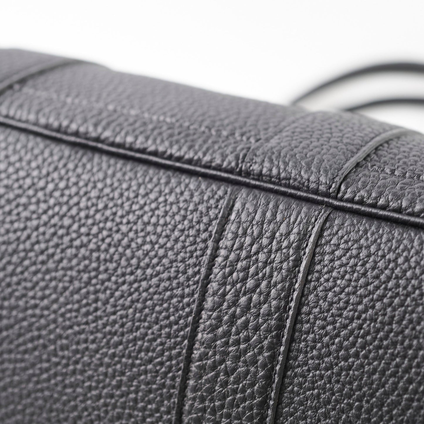 Hermes Garden Party 36 Black W Stamp
