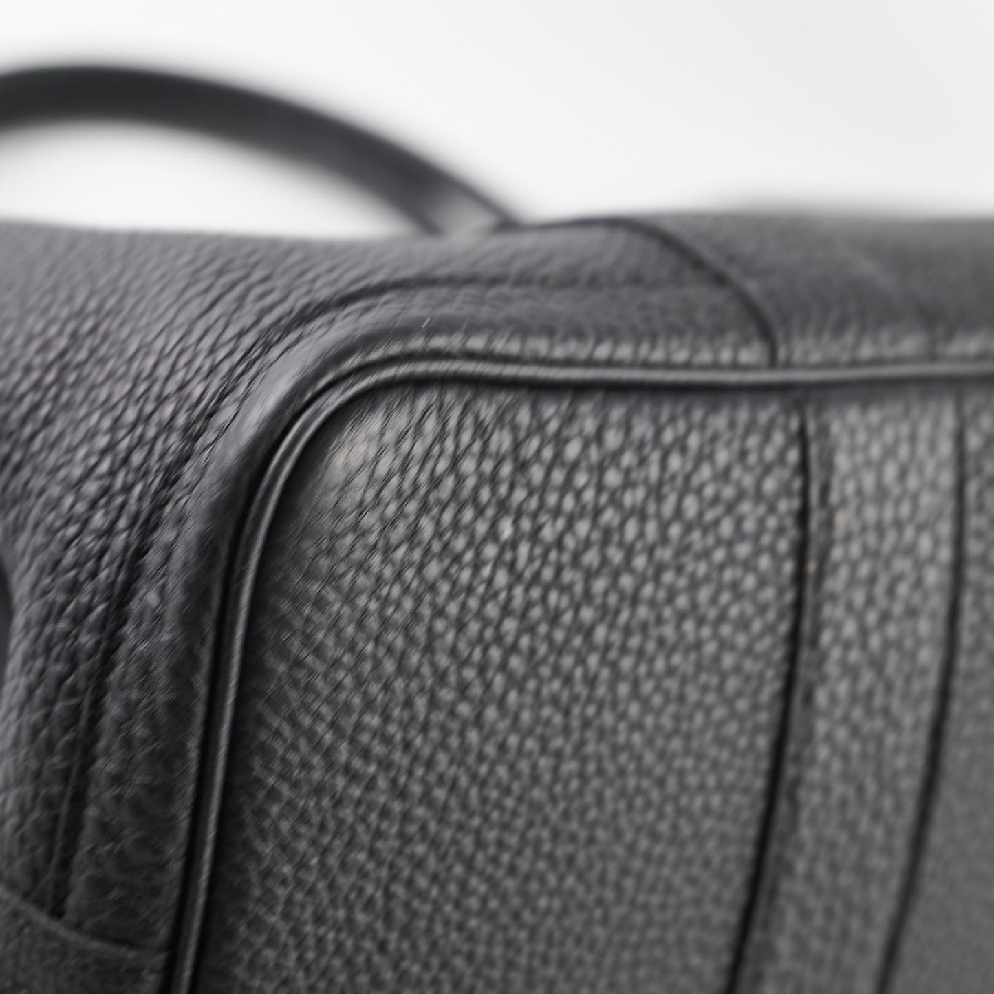 Hermes Garden Party 36 Black W Stamp