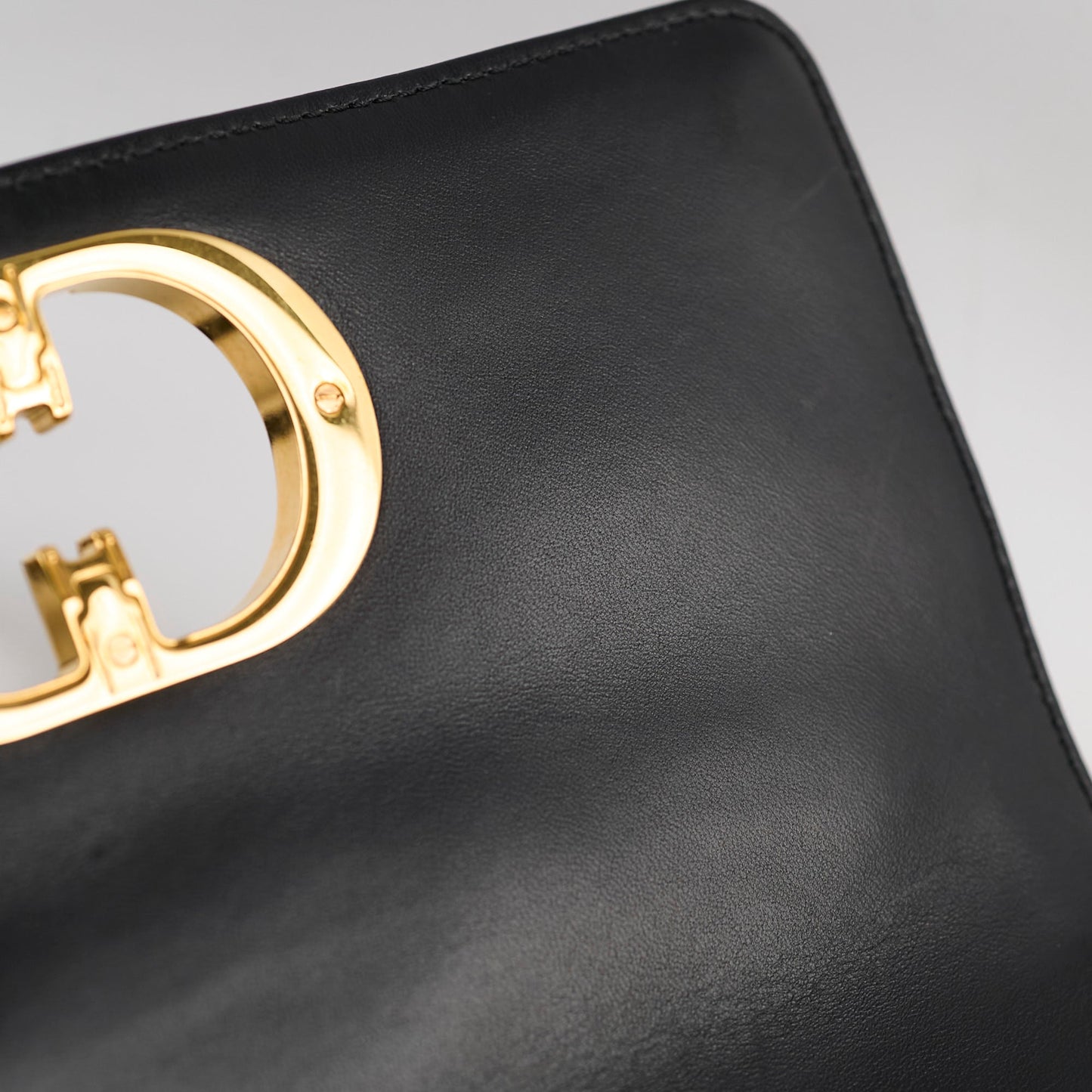 Christian Dior Small Caro Cannage Bag Black