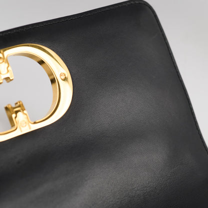 Christian Dior Small Caro Cannage Bag Black