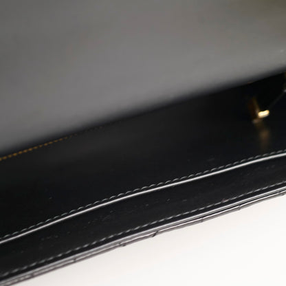 Christian Dior Small Caro Cannage Bag Black