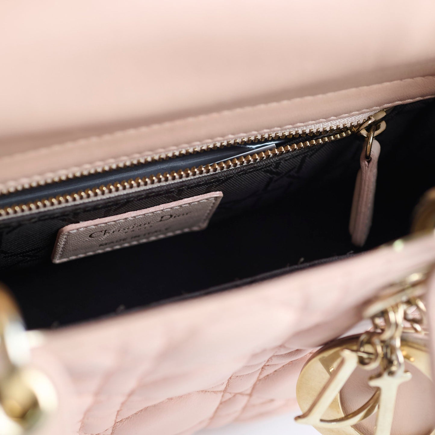 Christian Dior ABC Lady Dior Small Light Pink