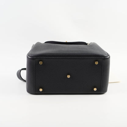 Hermes Lindy 26 Black Gold Hardware C stamp