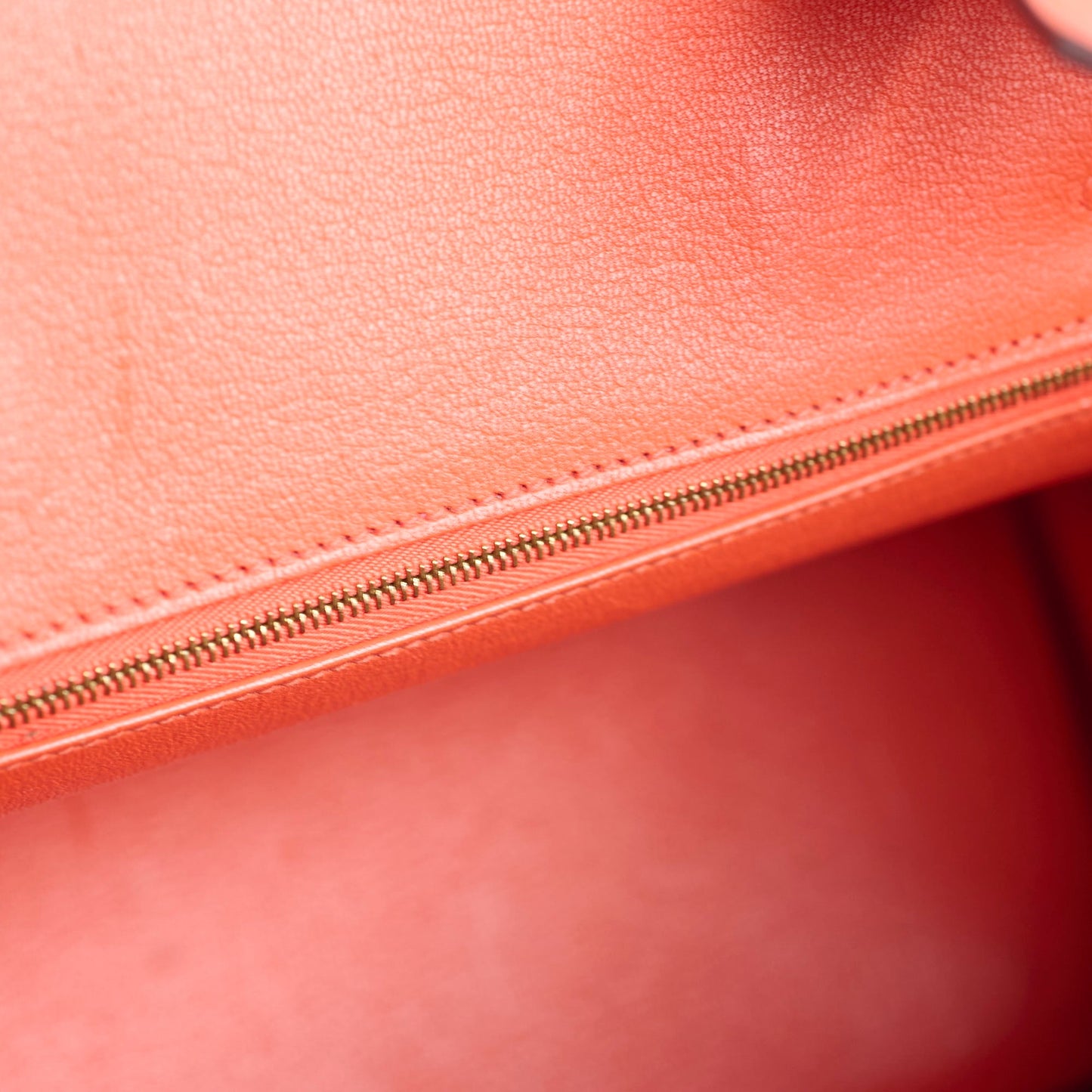 Hermes Birkin 30 Clemence Orange Stamp T