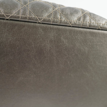 Christian Dior Medium Panarea Tote Cannage Canvas Khaki