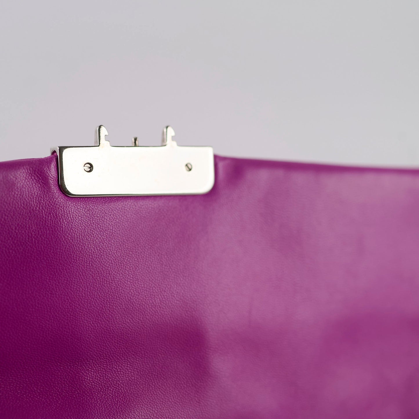 Christian Dior Lambskin Cannage New Lock Shoulder Bag Purple