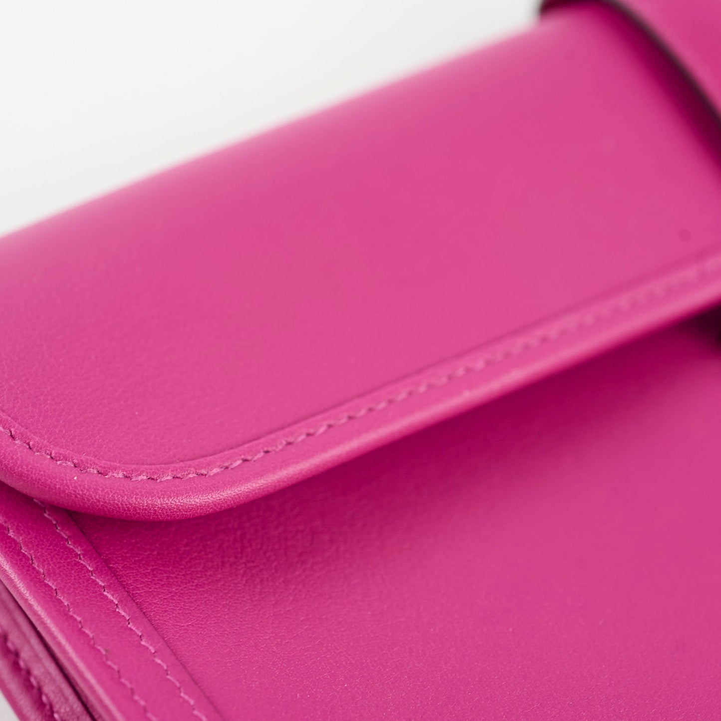 Hermes Jige Clutch Rose Poupre A Stamp