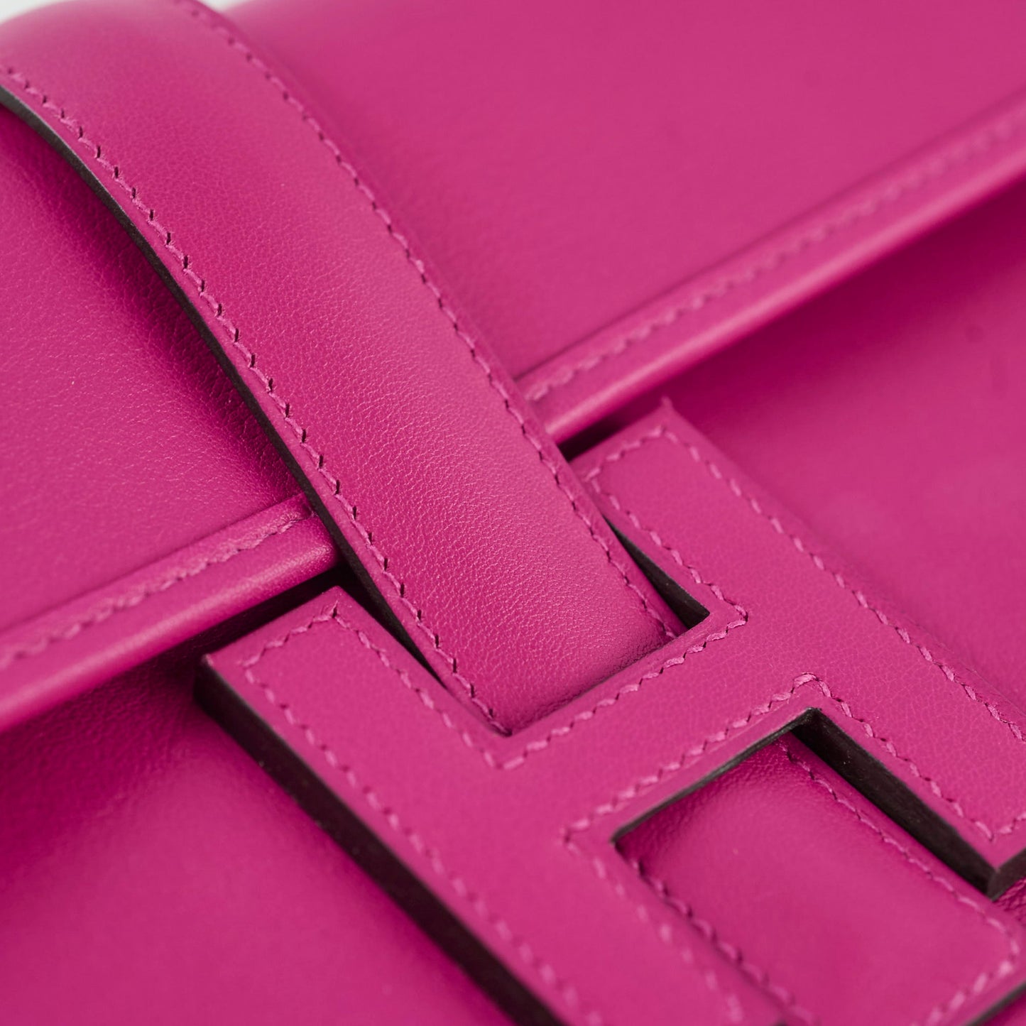 Hermes Jige Clutch Rose Poupre A Stamp