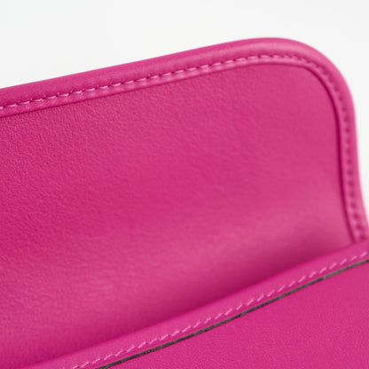 Hermes Jige Clutch Rose Poupre A Stamp
