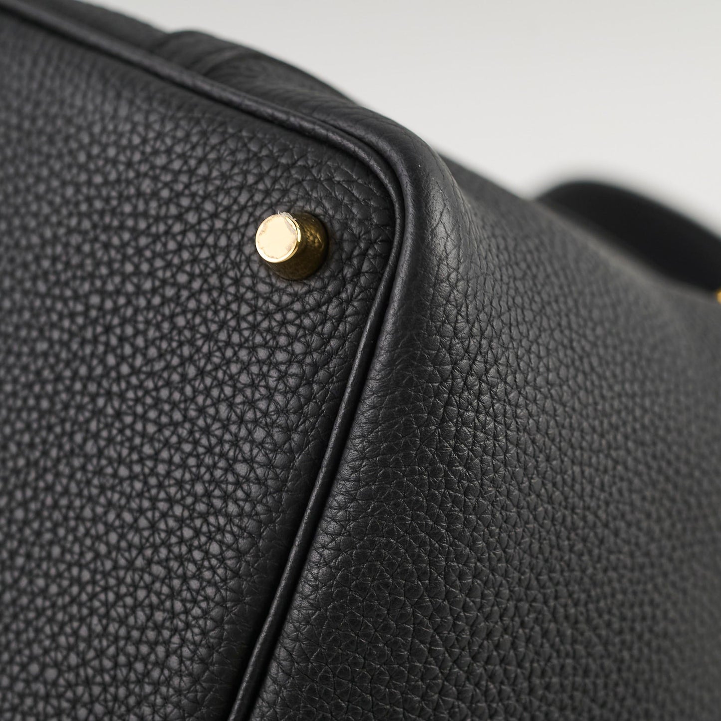 Hermes Picotin 18 Clemence Noir Stamp D
