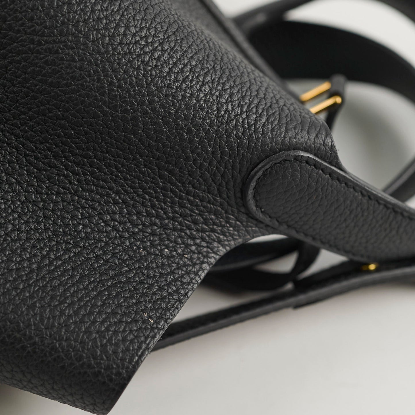 Hermes Picotin 18 Clemence Noir Stamp D