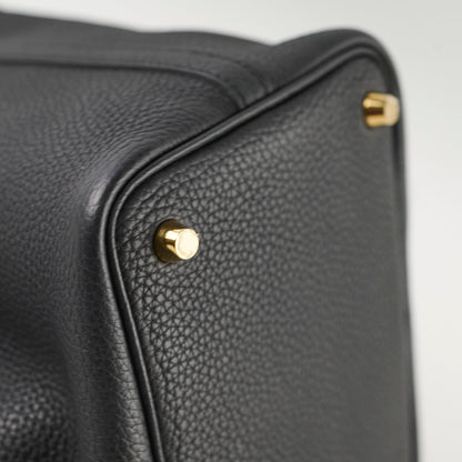 Hermes Picotin 18 Clemence Noir Stamp D