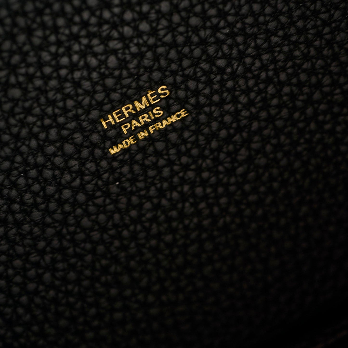 Hermes Picotin 18 Clemence Noir Stamp D