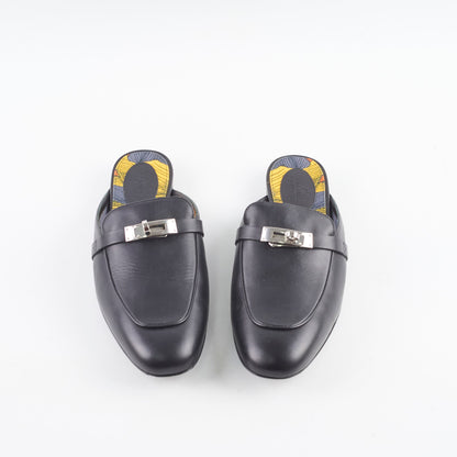 Hermes Oz Mules Shoes Black size 41