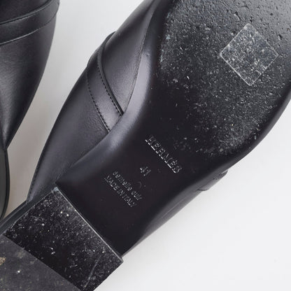 Hermes Oz Mules Shoes Black size 41