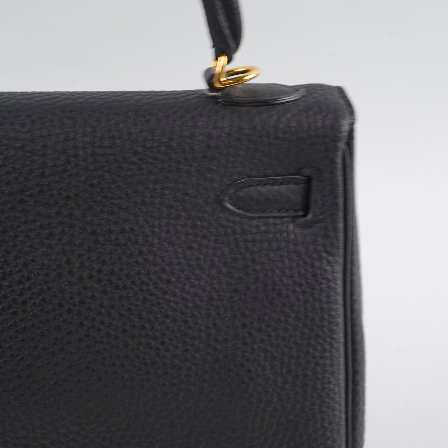 Hermes Kelly 25 Togo Noir - X Stamp