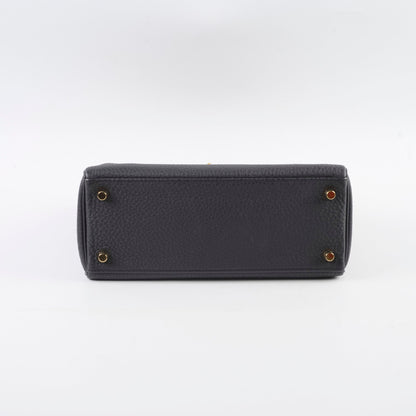 Hermes Kelly 25 Togo Noir - X Stamp
